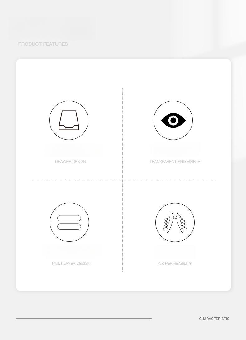 Drawer-Type Transparent Double-Layer Egg Box, 32-Grid Large Capacity Refrigerator Fresh-Keeping Box, Food-Grade Portable Picnic Egg Storage Box, Anti-Collision Easy-Access Kitchen Organizer