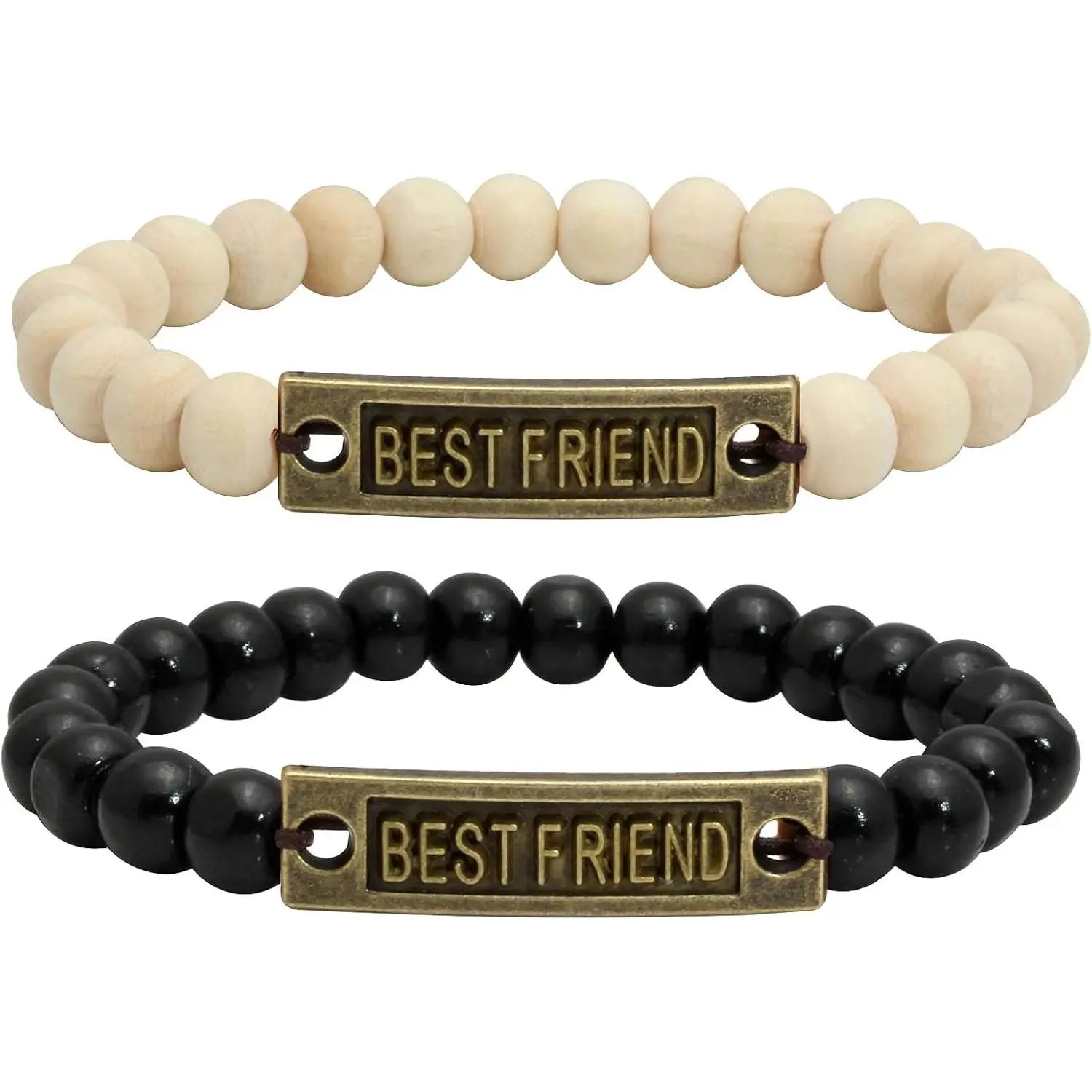 1 Pair  Beads Bracelet for Friendship Distance Bracelet Wristband