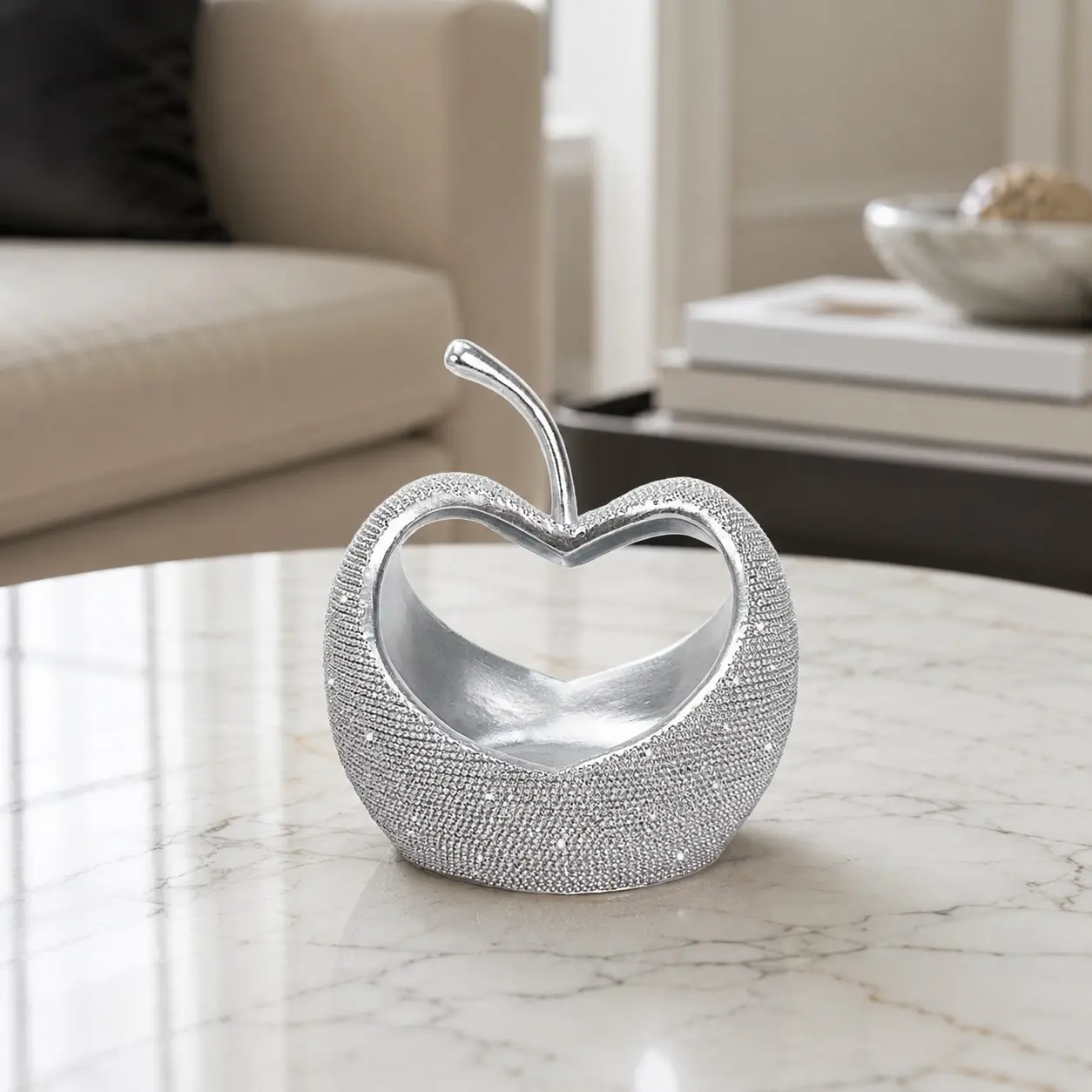 Resin 2-in-1 Decoration & Storage Ornament, Mess-Free Desktop Storage for Home Entryway Living Room Office Decor