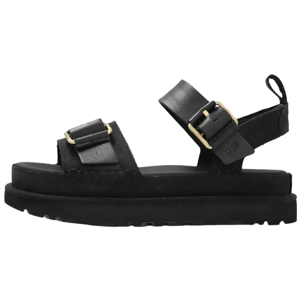 UGG Goldenstar Villa Minimalist Comfortable Slide Sandals 1167392-BLK