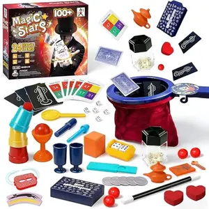 24-in-1 Fantasy Magic Gift Set – Beginner Magician Kit with Video Tutorials (Suitable for Boys and Girls Aged 6–12)