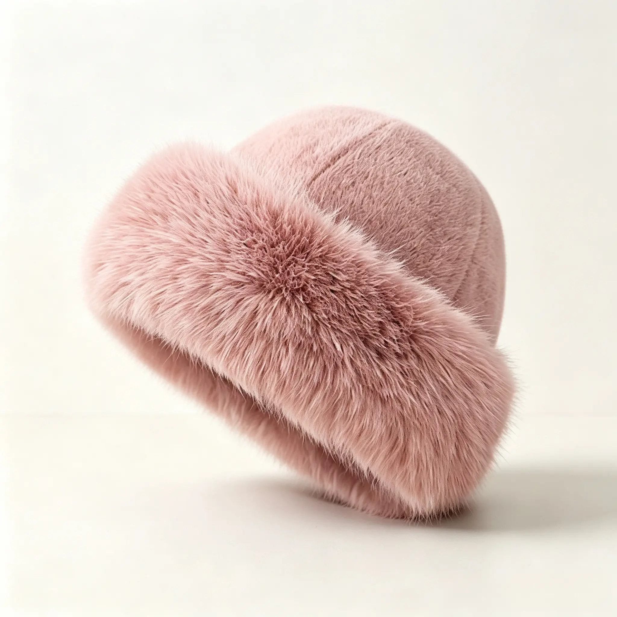 Warm Plush Hat, Women'S Bucket Hat, Autumn And Winter, Wool Hat, Round Hat
