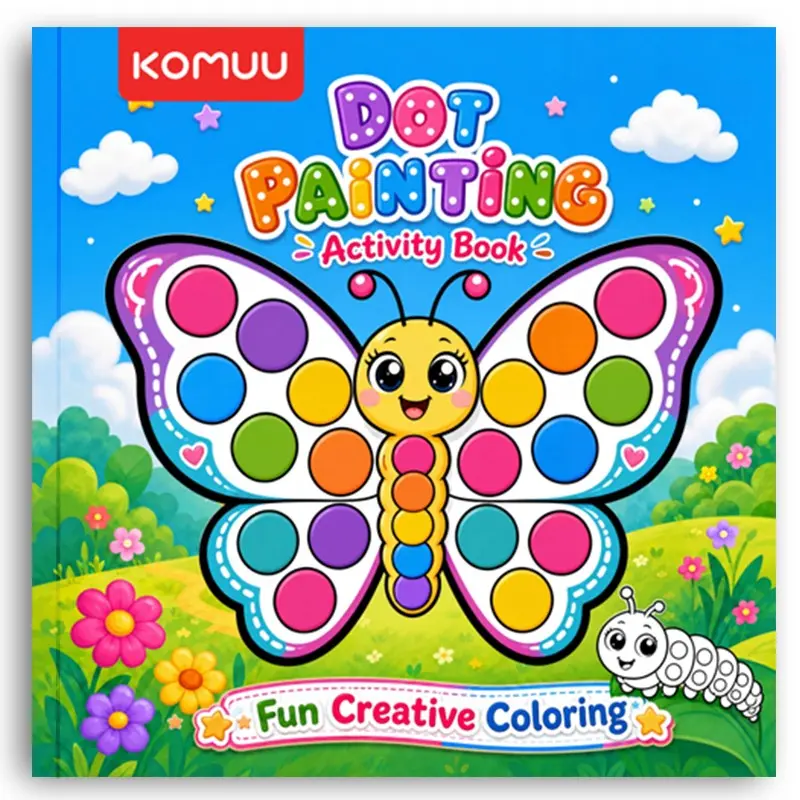 Dot Painting Coloring Book, Early Education, Focus Training, Animal, Ocean, Fruit Vegetables Themes, Hand-Eye Coordination, Creative Fun