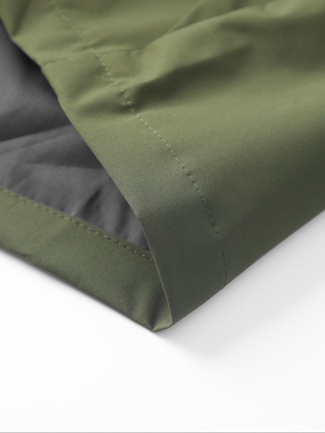 Men's Zip Up Hooded Jacket, Casual Regular Fit Long Sleeve Waterproof Windproof Lightweight Jacket for Outdoor Activities, Fashion Men's Outerwear for All Seasons Coats