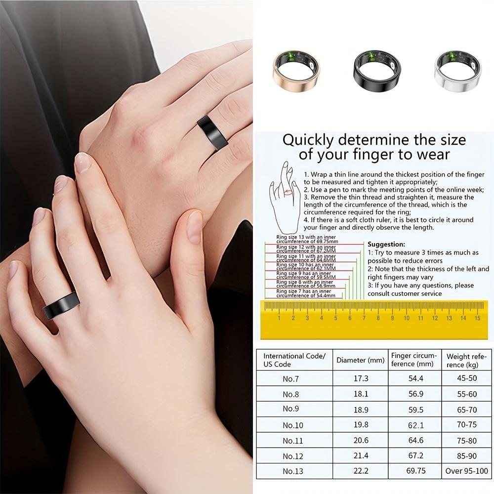 2026 New Smart Rings for Men Women, Fitness Ring with Steps, Calories, Sleep Tracking, Heart Activity Tracking and Distance Monitoring, Health Ring for iPhone and Android - Gifts for Family and Friends ultrahuman