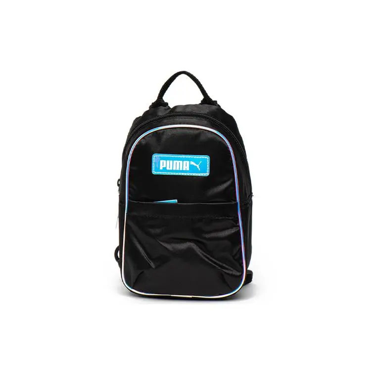 Puma Prime Time Minime Polyurethane Backpack for Women, Sleek Black