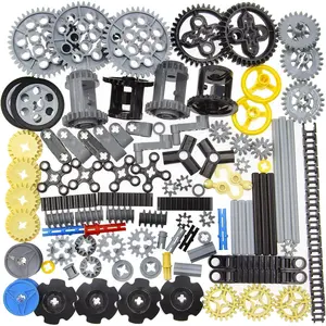 100+PCS Technic Gears and Axles Compatible with Technic-Sets,Gears-Rack (Gears-Pins-Axles Differential New) for Car Building Brick Accessories Pieces Sets (Random Color)fidget toys