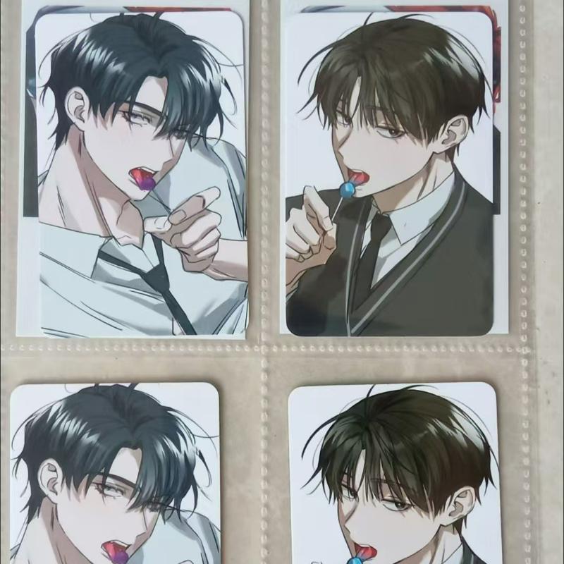 2 Pcs/set The Hunter Wants A Quiet Life Anime Lomo Card 3inch HD Photocard for Fans Friends Collection Cosplay Gift