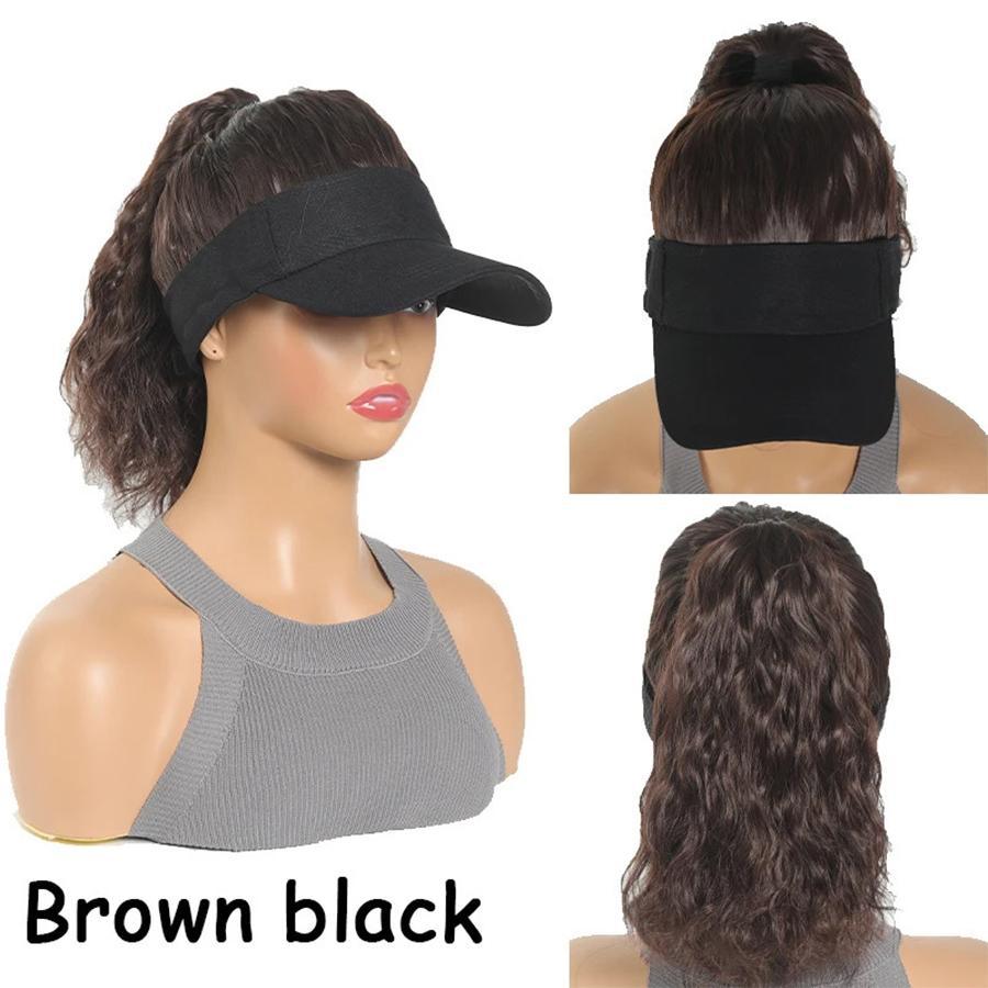 Hat With Hair Attached For Women Ponytail Curly Hair Hair Wig With Hair Cap Styling Baseball Baseball Cap Ponytail Hat Wig