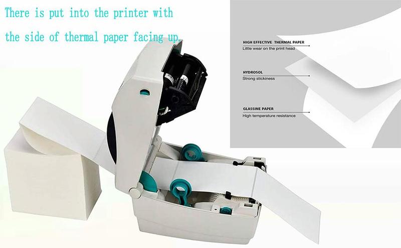 Fanfold 4 x 6 in Direct Thermal Shipping Labels, White, Perforated-500 Labels per Stack, 1 Stack