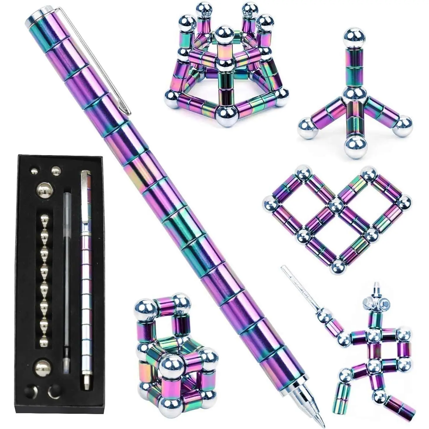 Magnetic Fidget Toy Pen - Christmas gifts for teens, Stocking stuffers, Decompression Gift for Teenagers & Kids