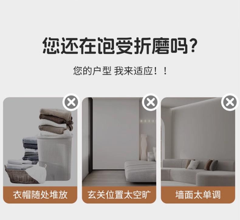 Non-Porous Bamboo Partition Storage Hook 3-5 Years Old Alpine Bamboo Material Double-Layer Storage for Entryway Reinforced Hook and Thickened Shelf Suitable for Bedroom Living Room Wall Storage Rack