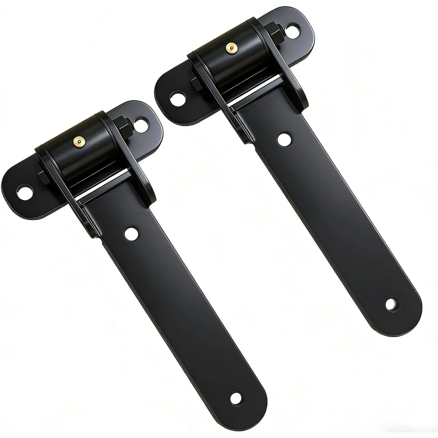 Heavy Duty Gate Hinges, 2 count 900LBS Capacity and 180- Open Weld  Hinge or Bolt- Gate Hinges Heavy Duty, Open for Barn Door Hinges/Garden/Fence/Metal Gates Hinges for Gates