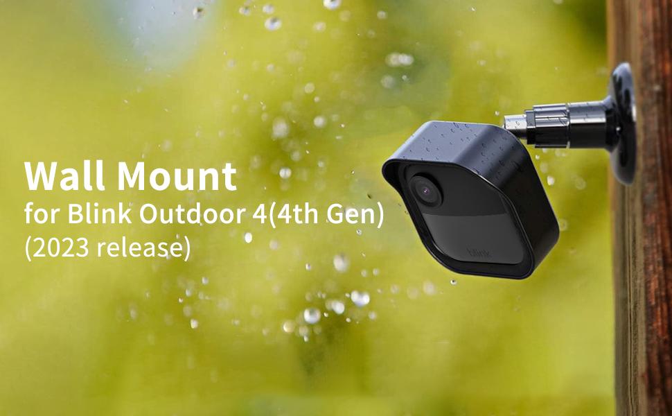 3 Pack Wall Mount for Blink Outdoor 4 (4th Gen) and Outdoor (3rd Gen), Weatherproof Protective Housing and 360 Degree Adjustable Mounting Bracket with Blink Sync Module 2 Mount (Black)