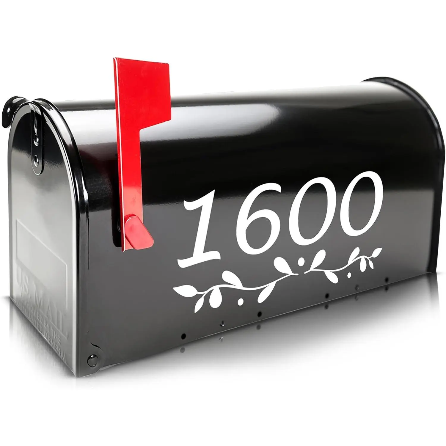 Mailbox Numbers for Outside, 2 Inch Tall, 5 Sets, Reflective 0-9 House Number Decals, White Self-Adhesive Stickers, Waterproof, UV Resistant, Efficient Deliveries, Aids Emergency ResponseGift