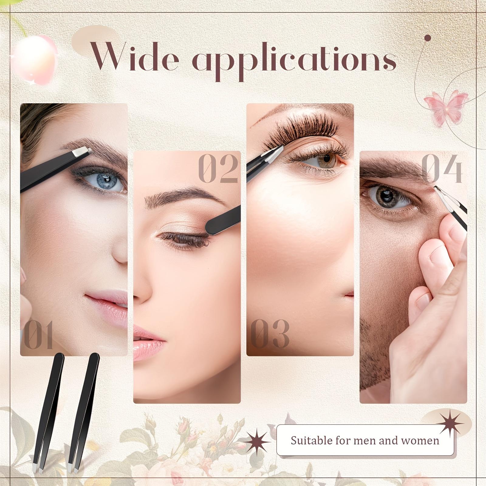 Free shipping Eyebrow Tweezers Eyebrow Clip Stainless Steel Eyebrow Tweezer Multi-purpose Eyebrow Trimming Shaping Tool