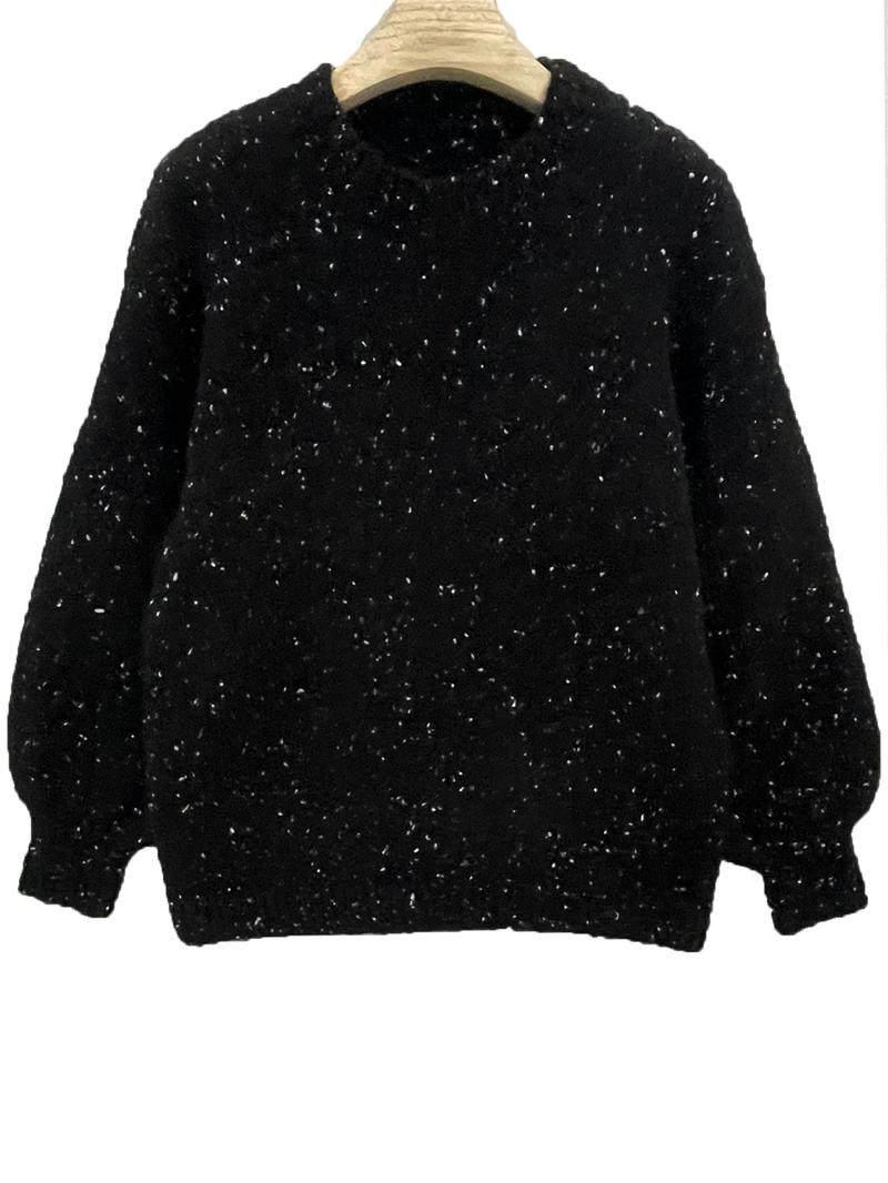 Women's Plain Drop Shoulder Sweater, Casual Long Sleeve Round Neck Jumper for Fall & Winter, Fashion Ladies' Knitwear for Daily Wear