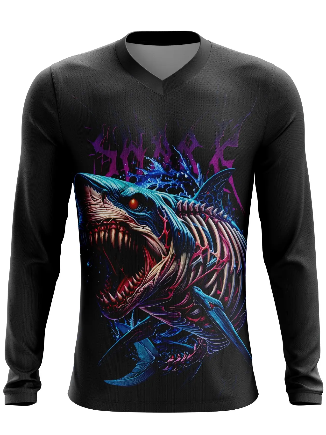 Men's Outdoor Long Sleeve Quick-Dry Breathable Fishing Shirt, Soft Stretch Slim Fit Polyester Top, All Seasons Fishing Hunting Cycling, Quick Dry Tops