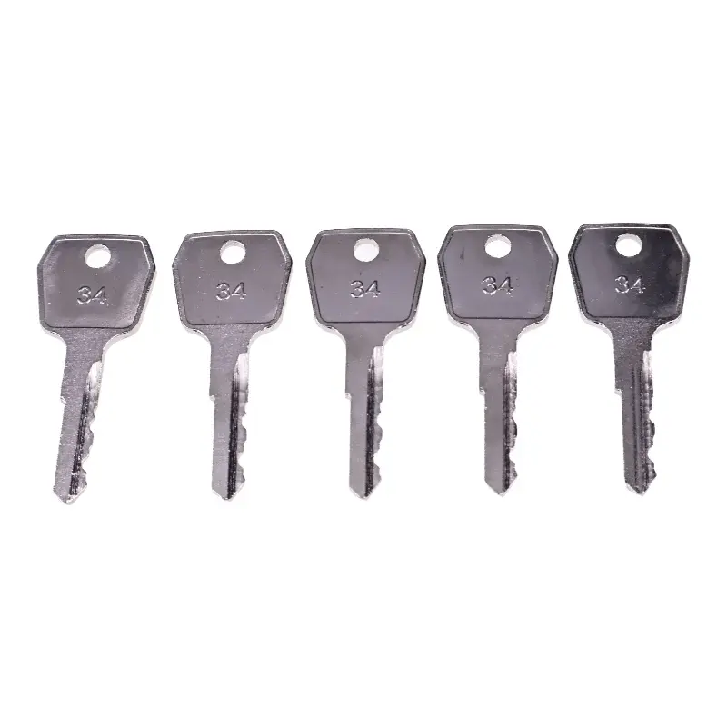 FridayParts 5 Ignition Keys 511416 57421-22060-71 57421-22000-71 for Toyota Engine 1DZ 4P 14Z 5K Earlier and Older Forklift 2FD 2FB 3FD 3FG 4FD 4FG 5FD 5FG 5FB 6FD 6FG 6FB 7FD 7FG