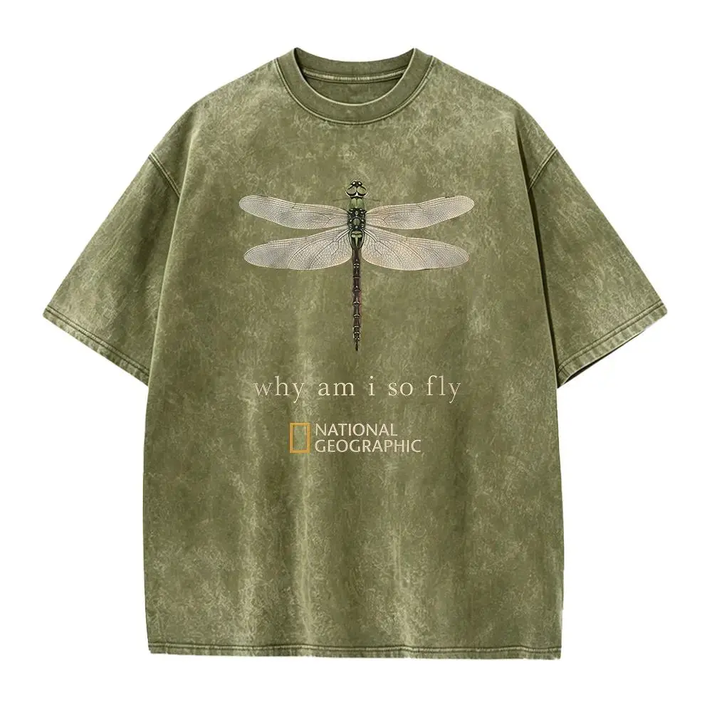 Vintage National Geographic Dragonfly Shirt, Why Am I So Fly Tee, Retro Nature Graphic T-Shirt, Y2K Shirt