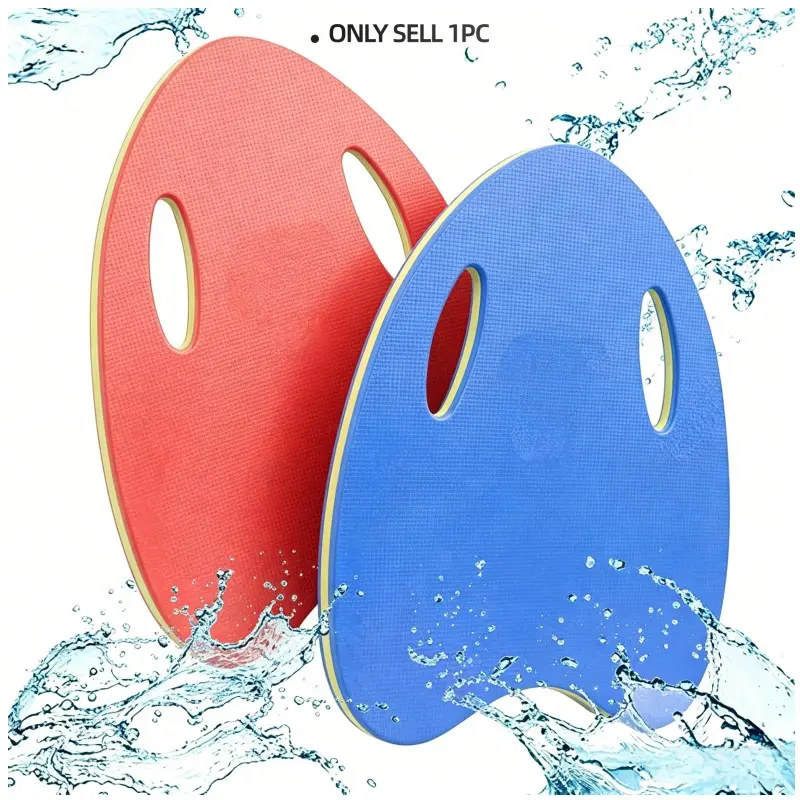 Swimming Back Bubble Float, Kickboard with Handrail Hole, Beginner Swimming Trainer, Safe Swim Board for Kids, Summer Pool Party Gear