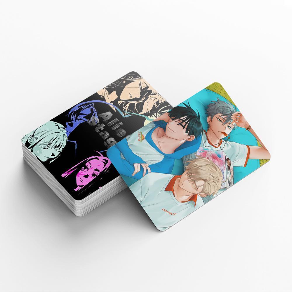 55/92Pcs/Pack Game Korean Manga Alien Stage Laser Card Mizi Sua Ivan Till Hyuna Luka Double Sided Printing Card LOMO Anime Card
