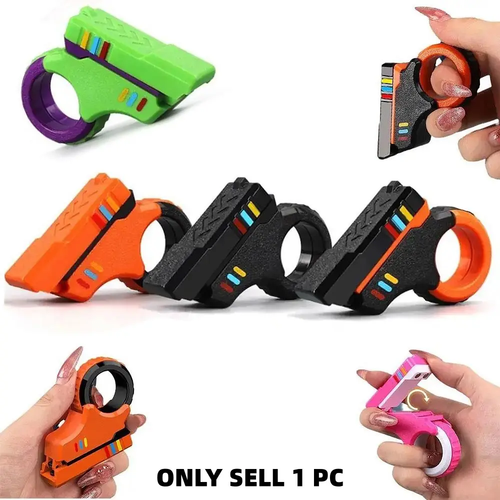 1pcs Stress Relief Toy, Magnetic Metal Slider for Anxiety Relief, Edc Finger Spinner for Pressure Management, Home and Office Use