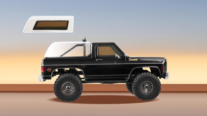 FMS 1/10 RC Crawler FCX10 Chevy K5 Blazer RS RC Car Officially Licensed Car Model RC Pickup Truck Hobby RC Offroad Rock Truck DIG/4WD/FWD 11CH 2.4GHz Remote Control Car for Adults Included (RS does not come with Charger and battery)