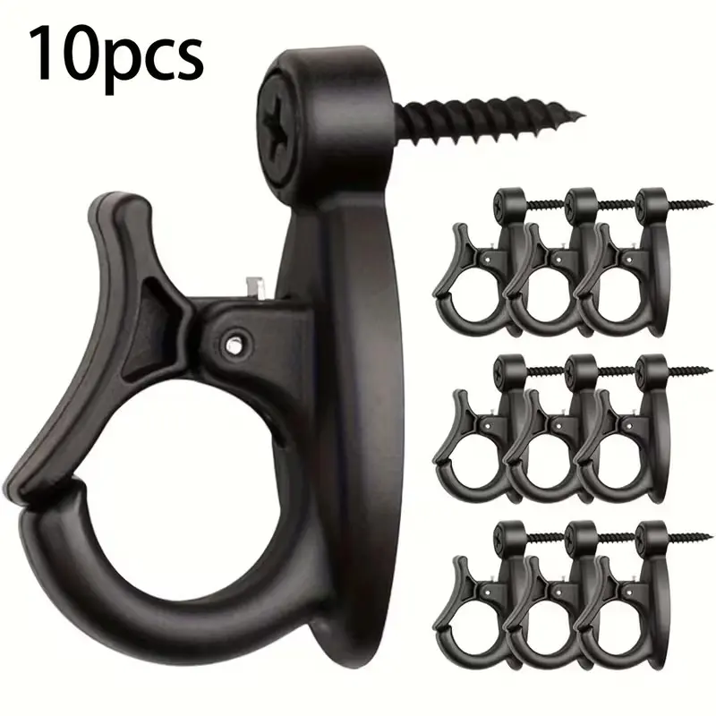 10 Piece Multi-Functional Screw-In Hooks, Ideal for Hanging Lamps, Plants, Wind Chimes, Durable and Versatile Home Decor Accessories, Ceiling Hooks for Hanging Plants