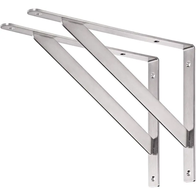 Shelf Bracket, Heavy Duty L Bracket, 2 Pack