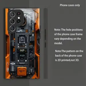 Phone Case: New 2D Printed Mechanical Device Phone Case, Black, Premium, for  S26 S25 S24 S23 S22Pro S21 S20 Fe Plus Ultra Pro A56 A55 A54 A53 A52 A51 A36 A35 A34 A32 A26 A25 A24 A23 A16 A15 A14 A06 A05 A03s, Accessories, Smartphone, Tempered Glass, Glass
