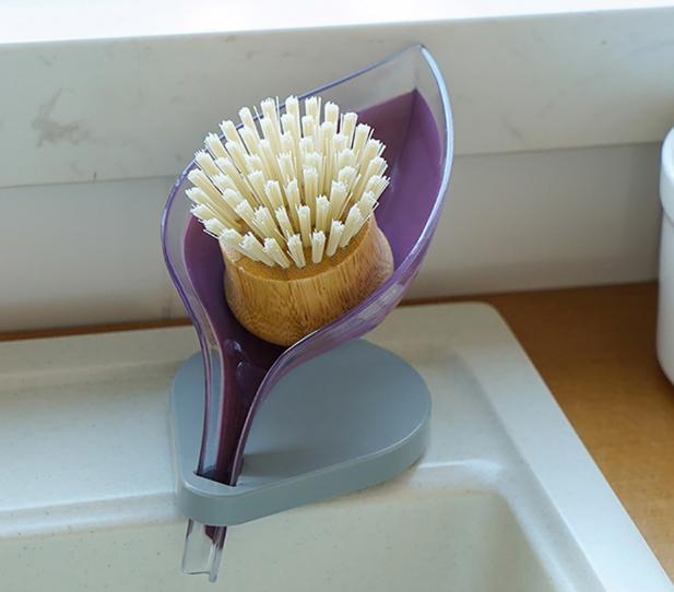 Soap Holder Sink Sponge Drain Box Creative Suction Cup