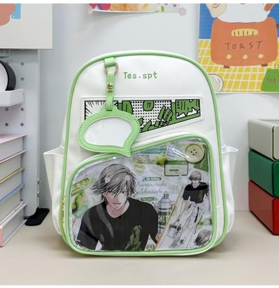Y2k Anime Ita Backpacks Girls Transparent Bag Students DIY Display Schoolbag Cute Large Capacity Rucksack Casual Travel Knapsack