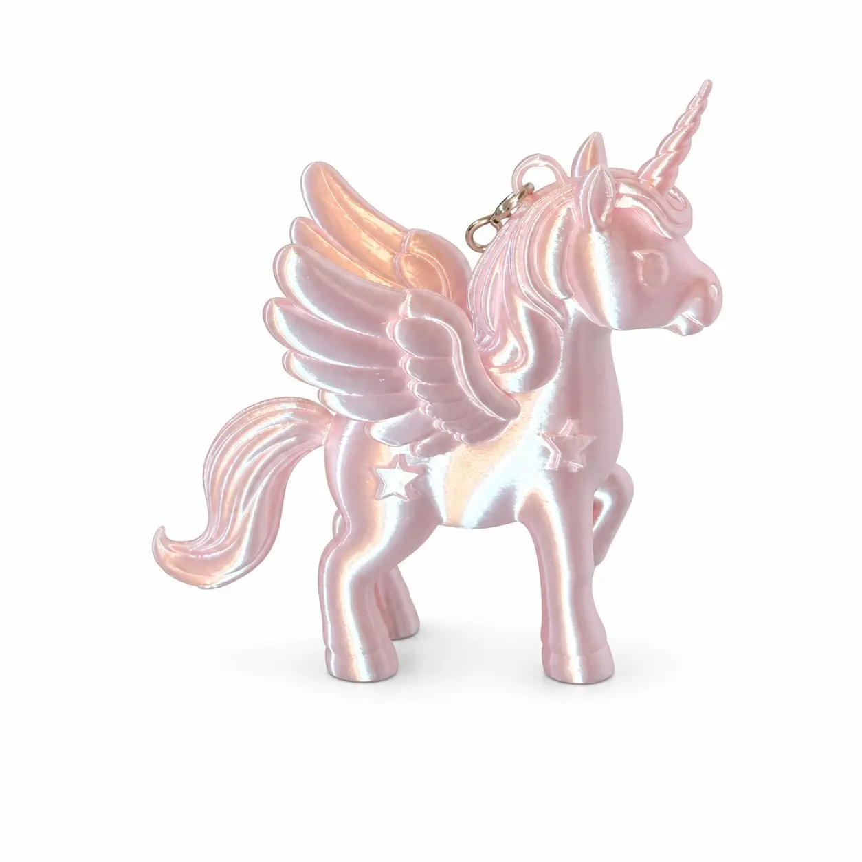 3D Printed Unicorn Keychain, High Aesthetic Girl Heart Bag Charm, Silk Material, Perfect Gift for Friends, Home & Office Decor, Holiday Gifts