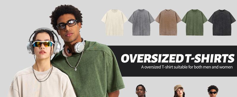 Gihuo 4 Pack Men Women Oversized Tshirts for Men Acid Wash Loose Fit Vintage Cotton Heavyweight T Shirts Baggy Tees Unisex Tops Casual Soft