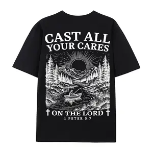 Mens Christelijk Comfort Kleuren Shirt Tee Geloof Bijbelvers Religieuze T-shirt