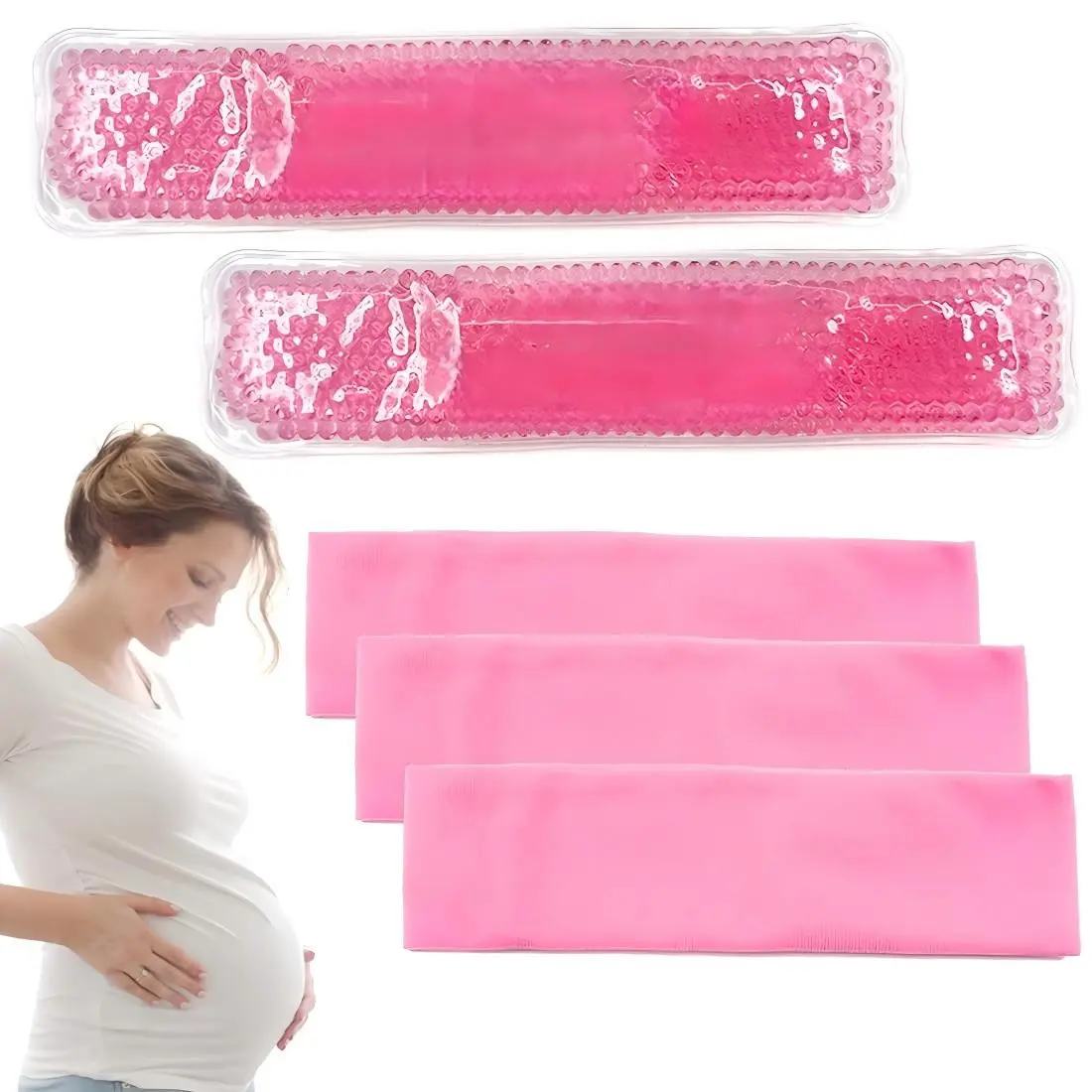 Reusable Perineal Ice Packs for Postpartum & Hemorrhoid Pain Relief, Hot & Cold Pack for Women After Pregnancy, Comfortable Recovery Aid