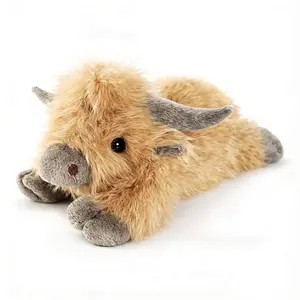 uoozii 20-24" | 4-5 Pounds Highland Cow Capybara Cat Dog Sloth Elephant Weighted Stuffed Animals with Unscented Microwavable Heating Pad, Coolable Heatable Weighted Plush Warm Gift for Stress & Period Pain Relief #Summervibes