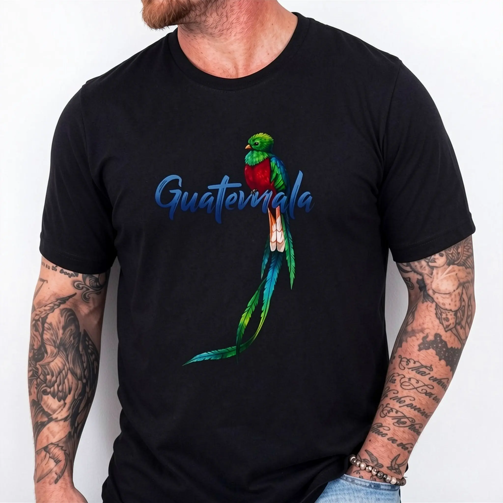 100% Cotton Guatemala quetzal T-Shirt