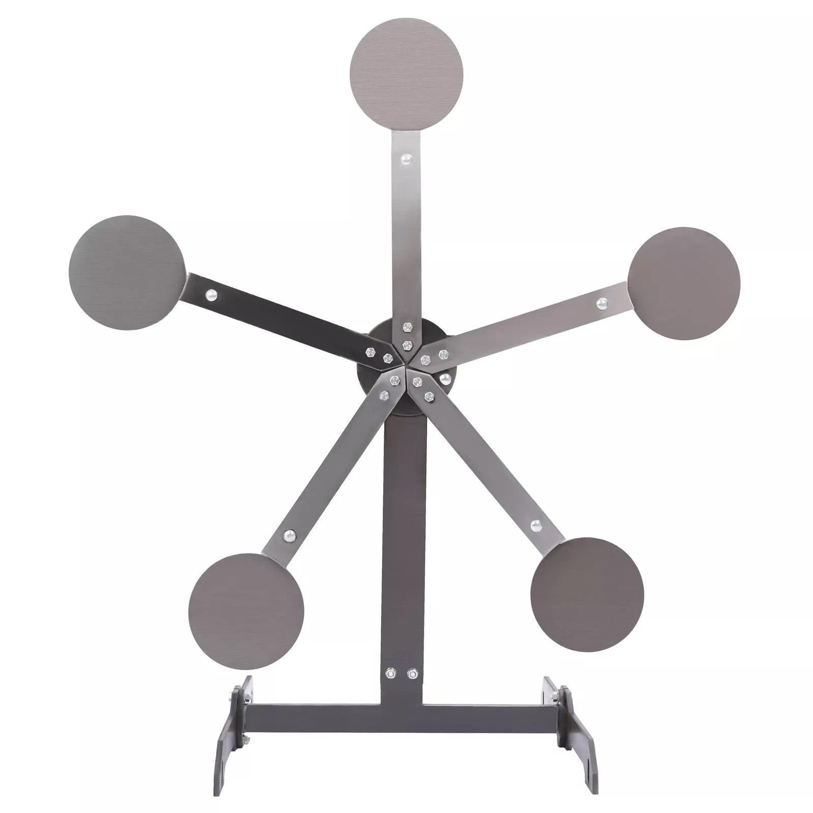 Metal 8" inch Portable Reactive Steel Shooting Target, No Welding