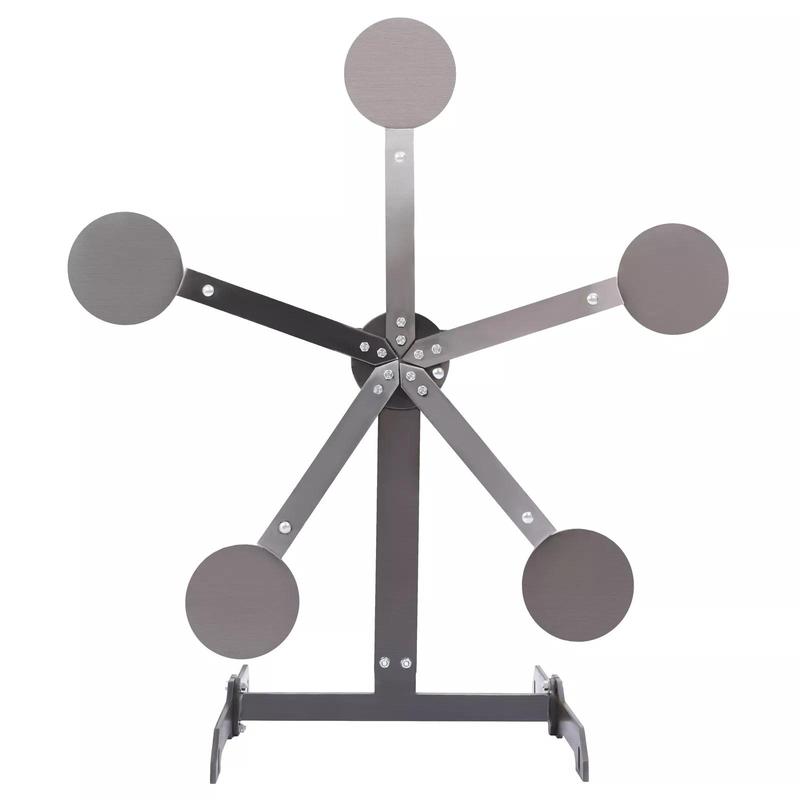 Metal 8" inch Portable Reactive Steel Shooting Target, No Welding