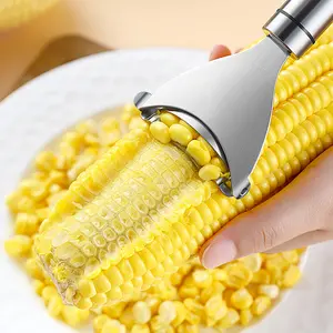Durable Stainless Steel Corn Kernel Remover | Manual Corn Dehusker for Home and Commercial Kitchens, 304 Stainless Steel, No Electricity Needed