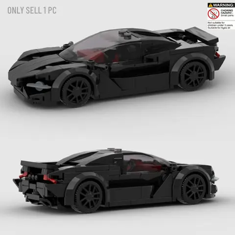 Classic Car Model Building Blocks Set, 183pcs Racing Car Model Toy, DIY Car Model Kit, Handmade Assembly Toy, Creative Building Blocks, Birthday Gift, Building Block Sets