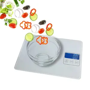 Food Scale with USB Rechargeable, Digital Kitchen Scale with 6 Units, High Precision to 0.04 oz /11lbs Capacity, Weight Range from 3g-5000g (White)
