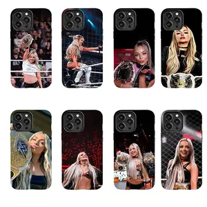 WWE Liv Morgan Phone Case Queen of the Ring Wrestling Fan Protective Cover Designed for iPhone 11-17 Pro Max/Plus & Samsung Galaxy S23-S25