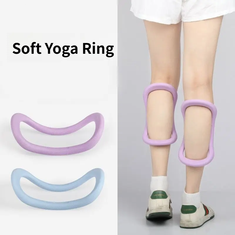 TPR Soft Yoga-Pilates Stretch Ring - Shoulder & Back Opening, Fascia Release, Muscle Relief Portable Tool for Home Workouts & Body Shaping