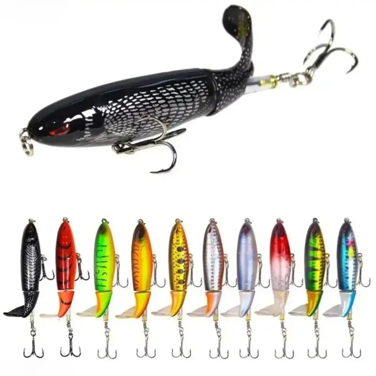 10 Pcs Artificial Fishing Lures, Lifelike ABS Plastic Swimbait Set with Optimal Swim Action, 10cm Hard Baits with Sharp Hooks for Freshwater & Saltwater Fishing, Angling Supplies, Freshwater Fishing tiktokshopbacktoschool