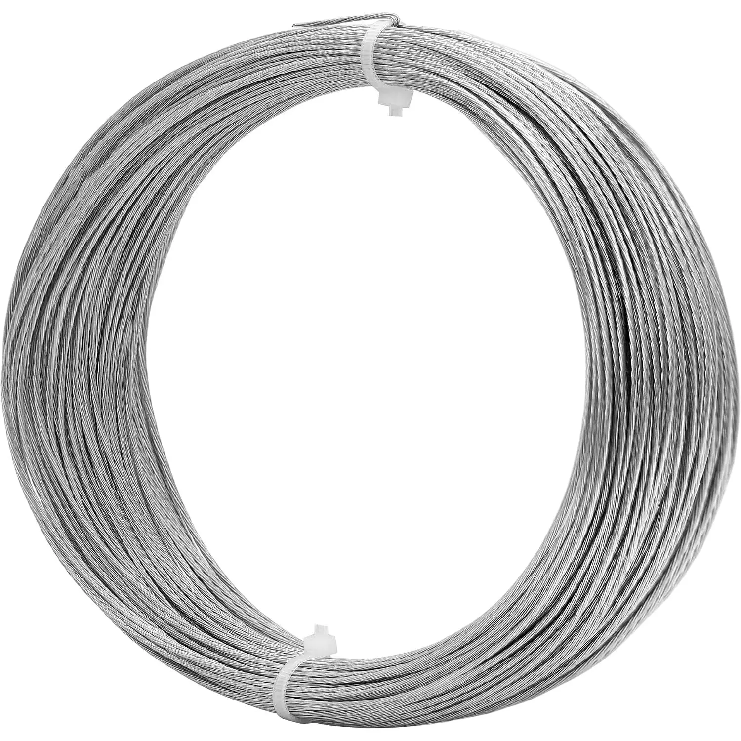 Picture  Wire,120FT Picture Frame Wire for Photo Frame,Metal Line for Canvas Paintings,Mirror,Artwork,Garden Decor & Holiday Decoration, Rope Supports Up to 30LBS