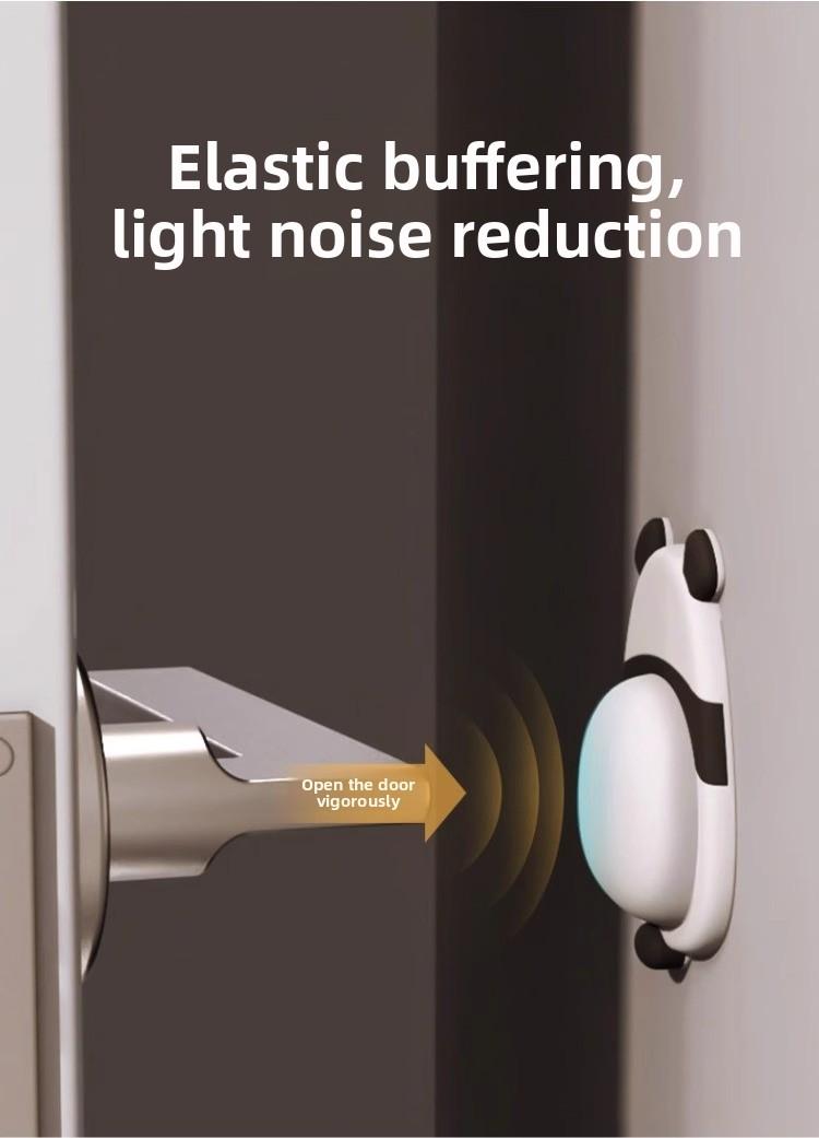 Silicone Door Stopper Bumper Stickers, Self Adhesive Door Handle Crash Pads, Soundproof Anti-Collision Dots for Wall, Refrigerator & Furniture, Quiet Protector to Prevent Scratches & Damage at Home