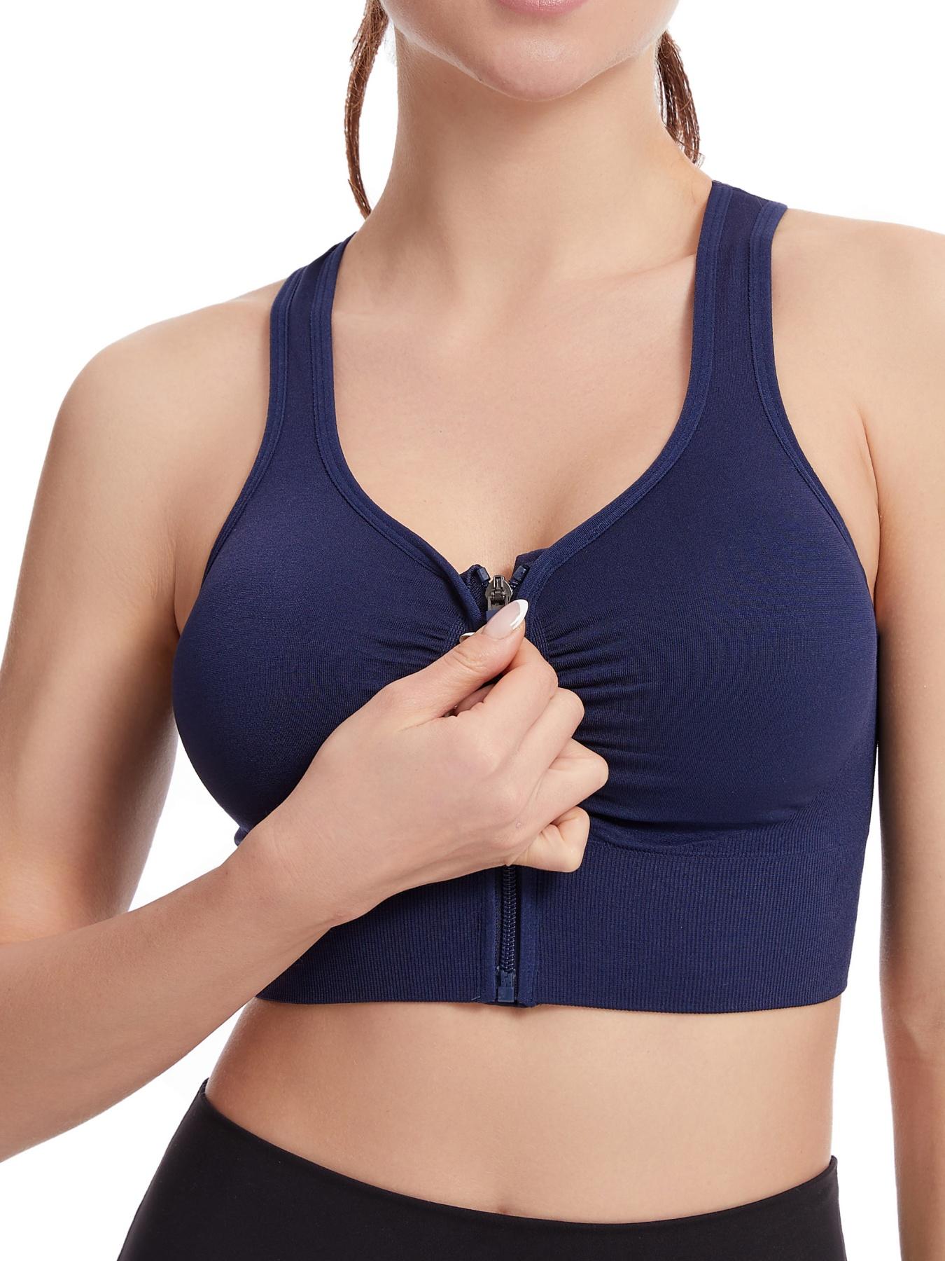 Women's Plus Size Backless Zipper Vest Style Yoga Top, Tight-Fitting All-Season Workout Tank, Moderate Fabric Comfort Wear, Compression Tops